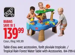Canadian Tire Step 2 Tropical Rain Forest Water Table with Accessories offer