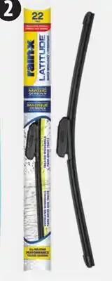 Canadian Tire Rain-X Latitude Water-Repellent Wiper Blades offer