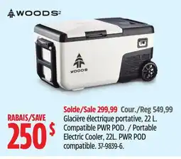 Canadian Tire WOODS Portable Electric Cooler offer