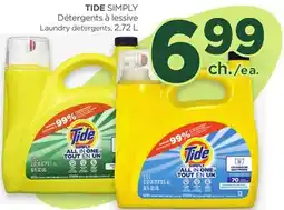 Proxim TIDE SIMPLY Laundry detergents offer