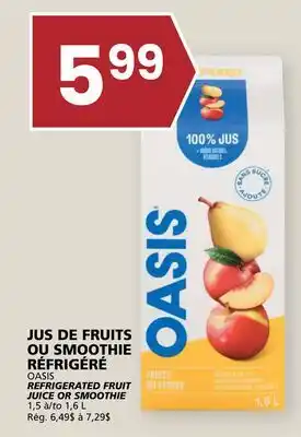 Rachelle-Bery Grocery OASIS REFRIGERATED FRUIT JUICE OR SMOOTHIE offer