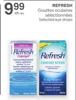 Proxim REFRESH Selected eye drops offer