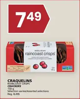 Rachelle-Bery Grocery RAINCOAST CRISPS CRACKERS offer