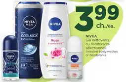 Proxim NIVEA Selected body washes or deodorants offer