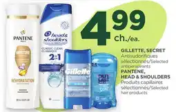 Proxim GILLETTE, SECRET Selected antiperspirants, PANTENE, HEAD & SHOULDERS Selected Hair products offer
