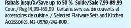 Canadian Tire Selected Flatware Sets and Kitchen Accessories offer