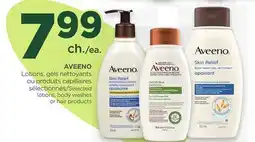 Proxim AVEENO Selected lotions, body washes or hair products offer