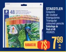 Jean Coutu STAEDTLER Triangular coloured pencils offer