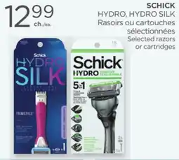Proxim SCHICK HYDRO, HYDRO SILK Selected razors or cartridges offer