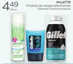 Proxim GILLETTE Selected shaving products offer