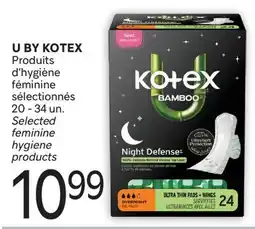 Brunet U BY KOTEX Produits d'hygiène féminine sélectionnés offer