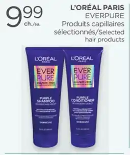 Proxim L'ORÉAL PARIS EVERPURE Selected hair products offer