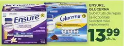 Proxim ENSURE, GLUCERNA Selected meal replacements offer