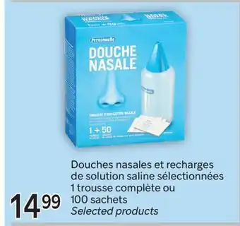 Brunet Personnelle Douches nasales et recharges de solution saline sélectionnées offer