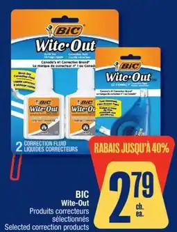 Jean Coutu BIC Wite-Out Selected correction products offer