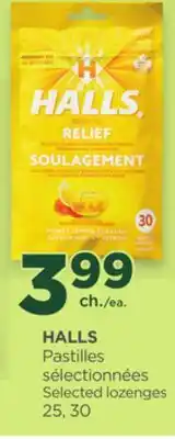 Proxim HALLS Selected lozenges offer