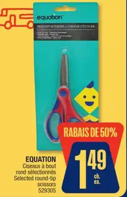 Jean Coutu EQUATION Selected round-tip scissors offer