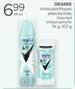 Proxim DEGREE Selected antiperspirants offer