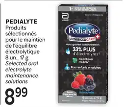 Brunet PEDIALYTE Produits sélectionnés pour le maintien de l'équilibre électrolytique offer