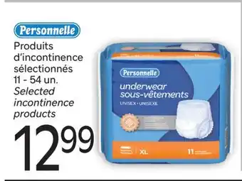 Brunet Personnelle Produits d'incontinence sélectionnés offer