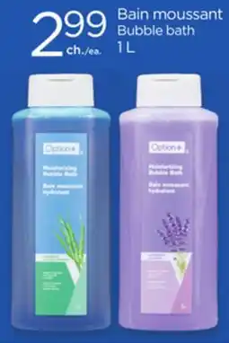 Proxim Option+ Bubble bath offer