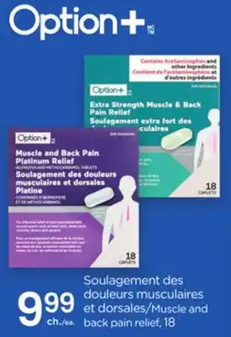 Proxim Option+ Muscle and back pain relief offer