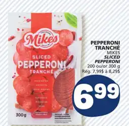 Marché Bonichoix MIKES SLICED PEPPERONI offer