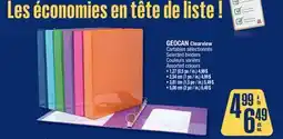 Jean Coutu GEOCAN Clearview Selected binders offer
