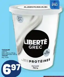 Marché Bonichoix LIBERTÉ GREC (650 or 750 g) or YOGOURT PROTEINÉ (750 g) offer