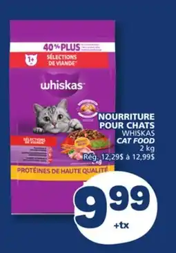 Marché Bonichoix WHISKAS CAT FOOD offer