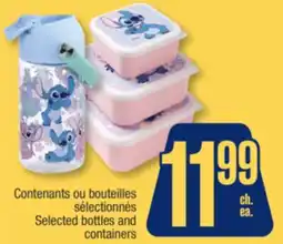 Jean Coutu Selected bottles and containers offer