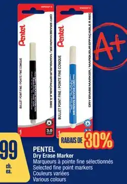Jean Coutu PENTEL Dry Erase Marker, Selected fine point markers offer