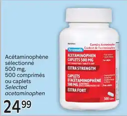 Brunet Acétaminophène sélectionné 500 mg, 500 comprimés ou caplets offer