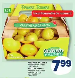 Marché Bonichoix YELLOW PLUMS offer
