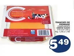 Marché Bonichoix COMPLIMENTS CHEESE SLICES offer