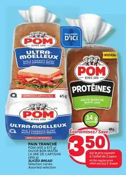 Marché Bonichoix POM SLICED BREAD offer