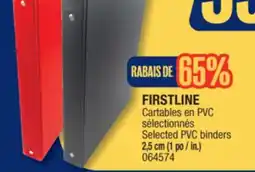 Jean Coutu FIRSTLINE Selected PVC binders offer