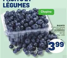 Marché Bonichoix BLUEBERRIES offer