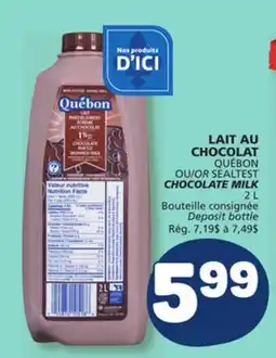 Marché Bonichoix QUÉBON SEALTEST CHOCOLATE MILK offer