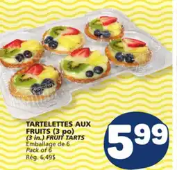 Marché Bonichoix (3 in.) FRUIT TARTS offer
