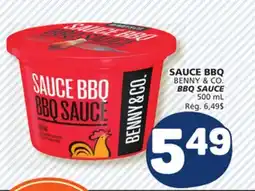 Marché Bonichoix BENNY & CO. SAUCE BBQ offer