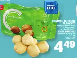 Marché Bonichoix COMPLIMENTS WHITE POTATOES offer