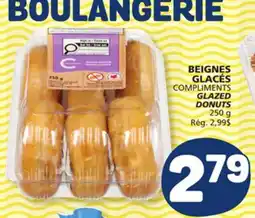 Marché Bonichoix COMPLIMENTS GLAZED DONUTS offer
