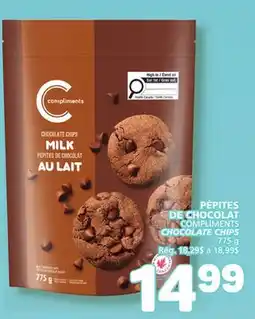 Marché Bonichoix COMPLIMENTS CHOCOLATE CHIPS offer