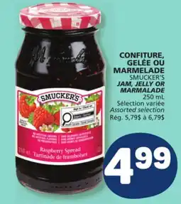 Marché Bonichoix SMUCKER'S JAM, JELLY OR MARMALADE offer