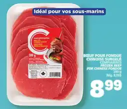 Marché Bonichoix COMPLIMENTS FROZEN BEEF FOR CHINESE FONDUE offer