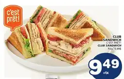 Marché Bonichoix C'EST PRÊT! CLUB SANDWICH offer