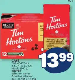 Marché Bonichoix TIM HORTONS K-CUP (10 or 12),COFFEE (300 g) offer