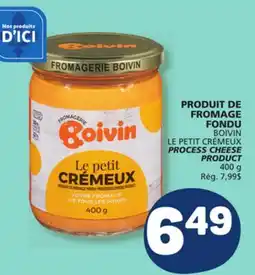 Marché Bonichoix BOIVIN PROCESS CHEESE PRODUCT offer