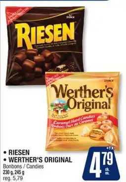 Jean Coutu RIESEN, WERTHER'S ORIGINAL Bonbons offer